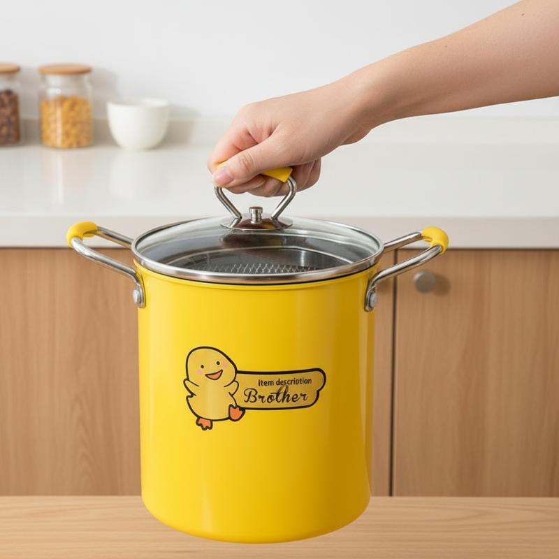 Home Cooking Oil Filter - Pentola per friggere da 2/3 litri