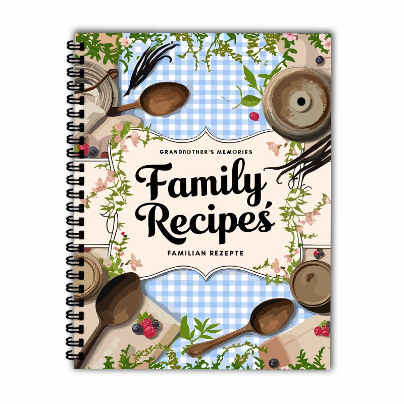 Ricettario A5, Griglia Blu, De - Home Cooking Book recensione e prezzo